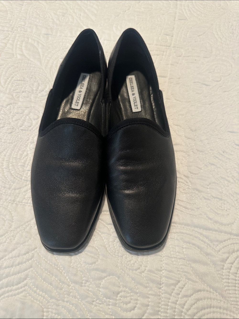 Chelsea & Violet Black Slip-On Loafers for Men